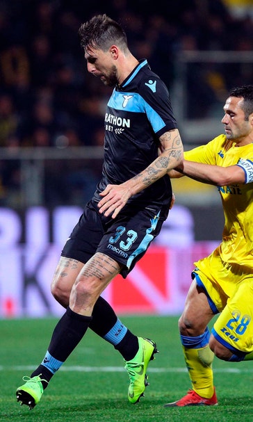 Lazio beats Frosinone to be a point behind 4th-place Milan